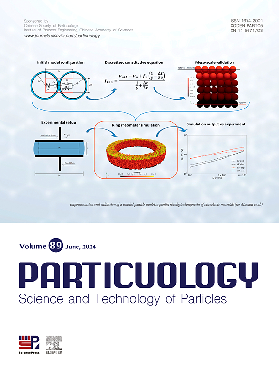Go to journal home page - Particuology